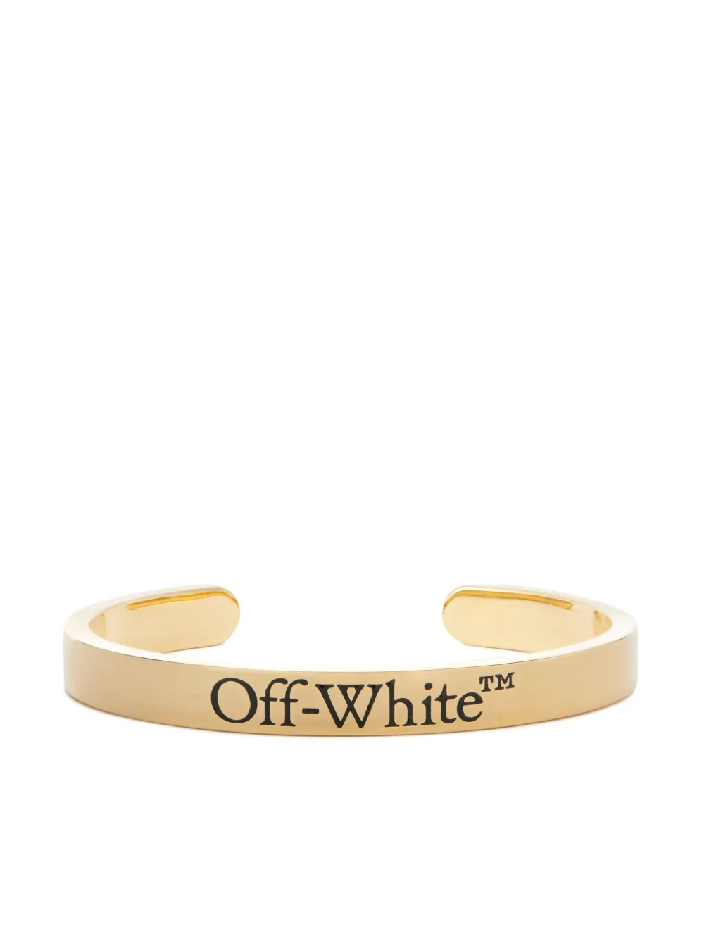 

Браслет-кафф с логотипом OFF-WHITE, золотой