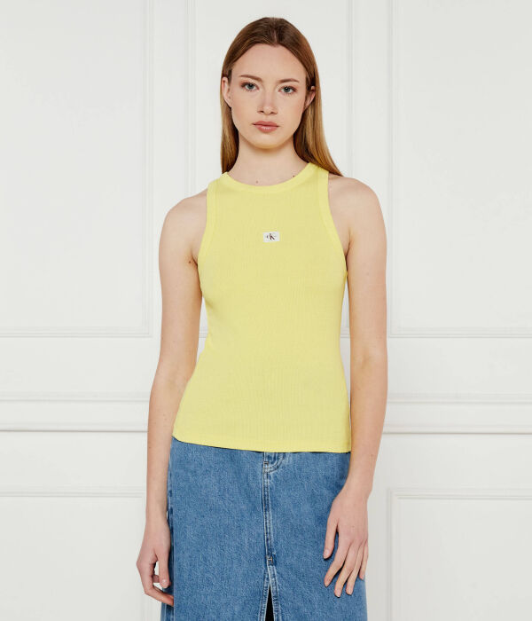 

Футболки Slim fit Calvin Klein Jeans, желтый