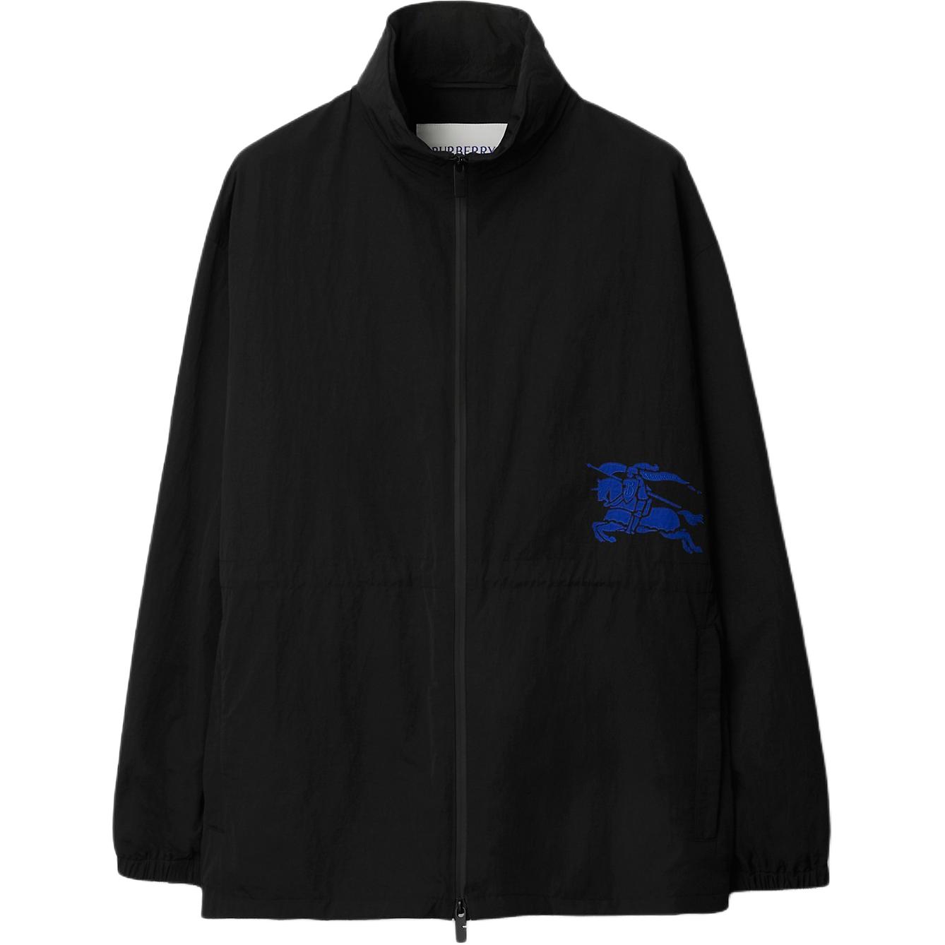 

Burberry Куртка с капюшоном и аппликацией, Black