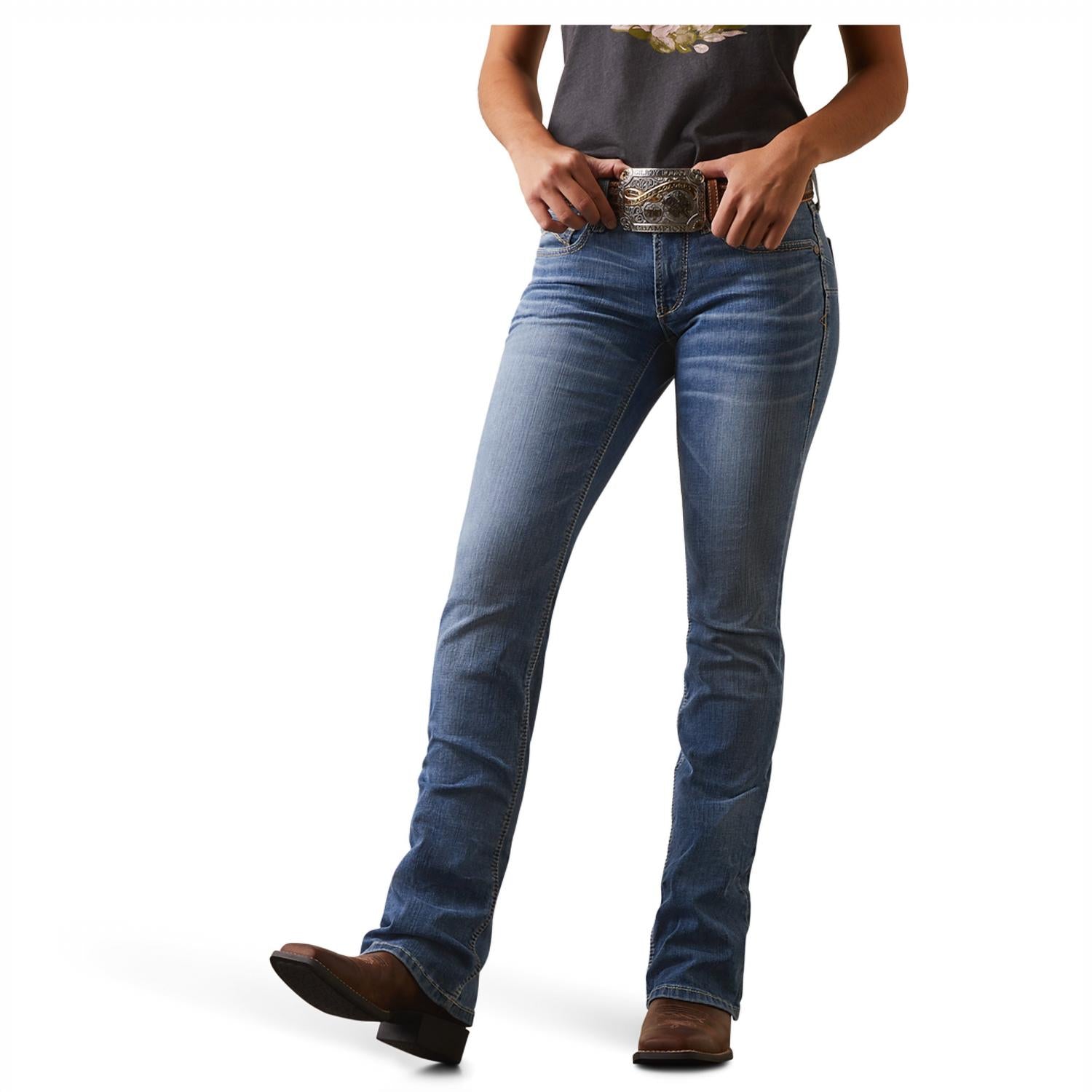 

Женские джинсы Jayla Real Bootcut в Теннесси ARIAT, цвет tennessee