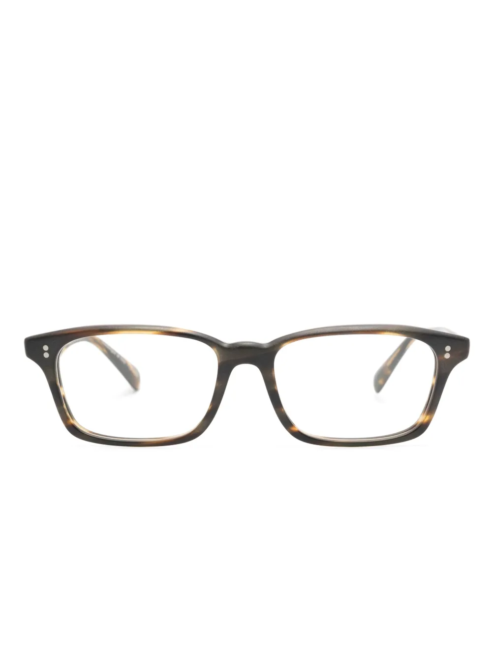 

Очки Edelson в прямоугольной оправе Oliver Peoples, коричневый