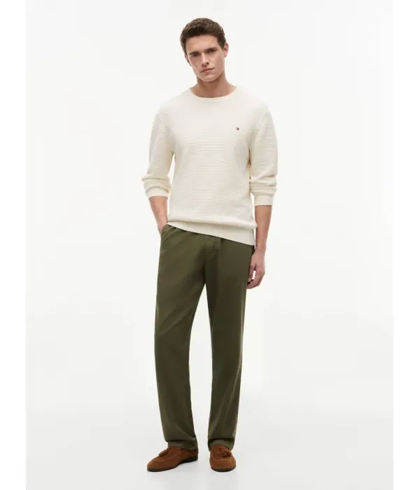 Сезонный свитер regular fit Tommy Hilfiger, кремовый — фото 2