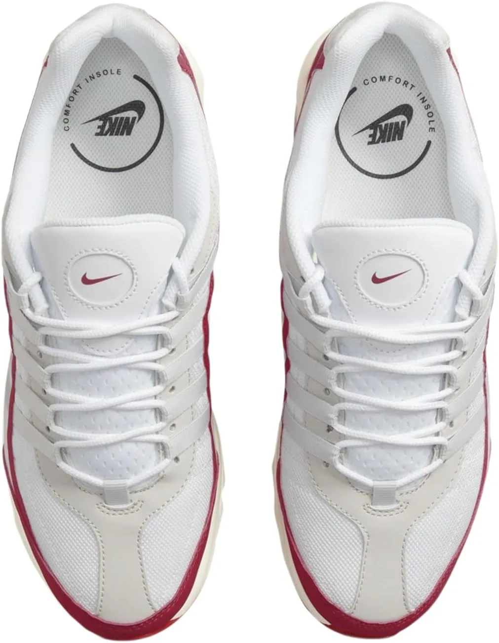Мужские беговые кроссовки Nike Air Max Vg-r, белый/красный — фото 4