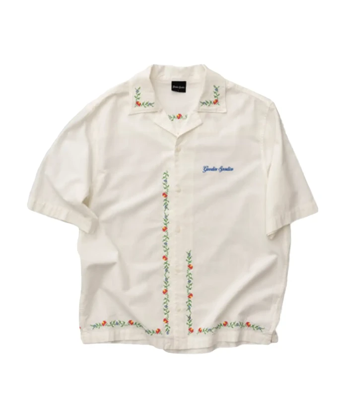 

Рубашка с цветочным принтом "Шардоне" Goodies Sportive, белый