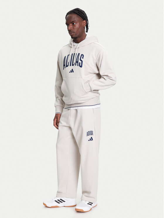 Спортивные брюки обычного кроя Collegiate JM9177 Adidas, бежевый — фото 2