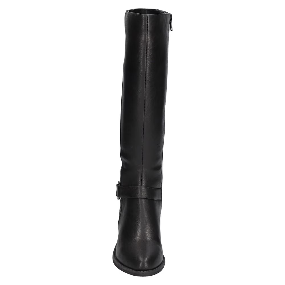 Сапоги выше колена на широкую икру Luella Easy Street, black synthetic — фото 3