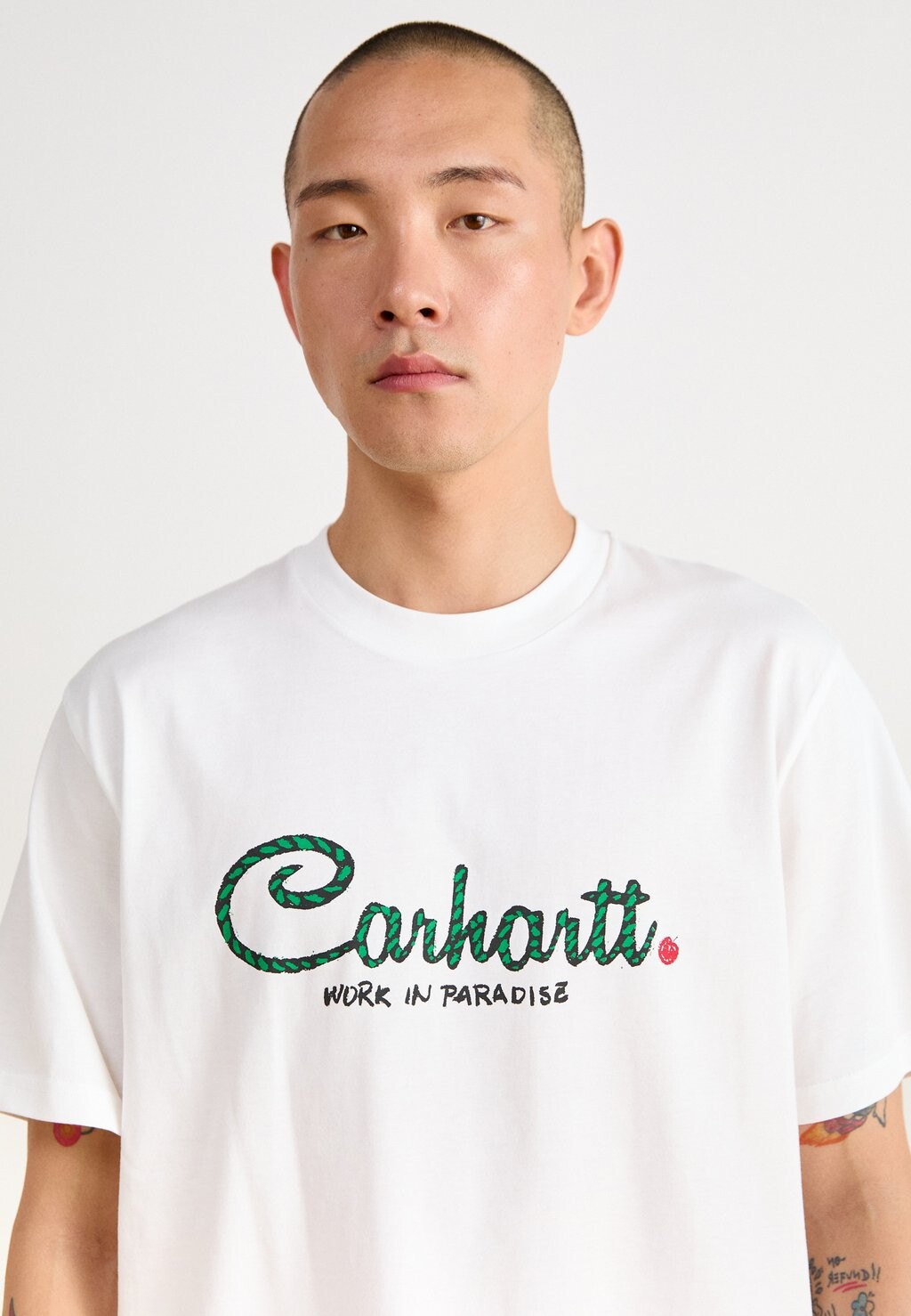 

Футболка с принтом PARADISE SCRIPT Carhartt WIP, белый