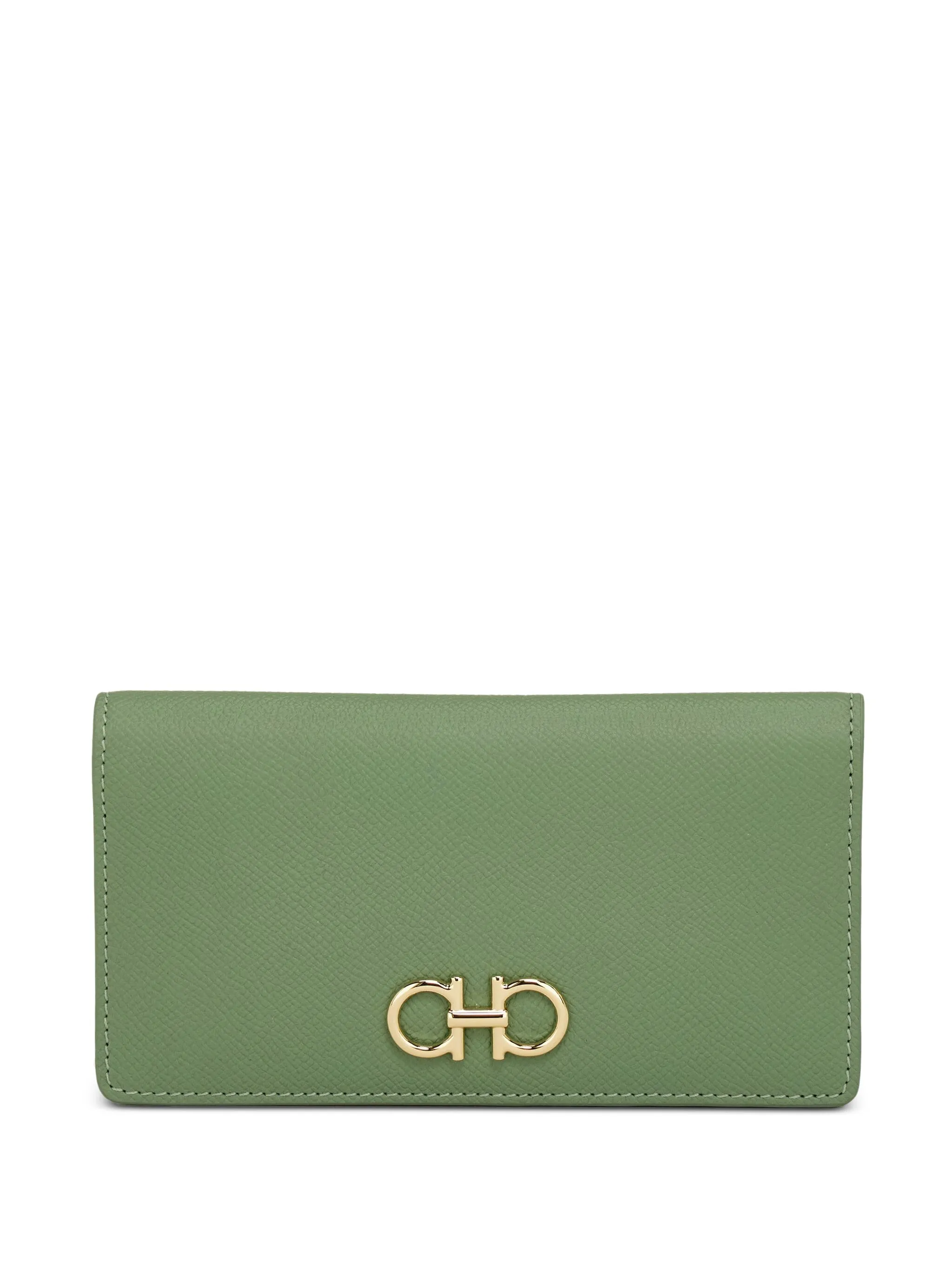 

Кошелек с декором Gancini Ferragamo, зеленый