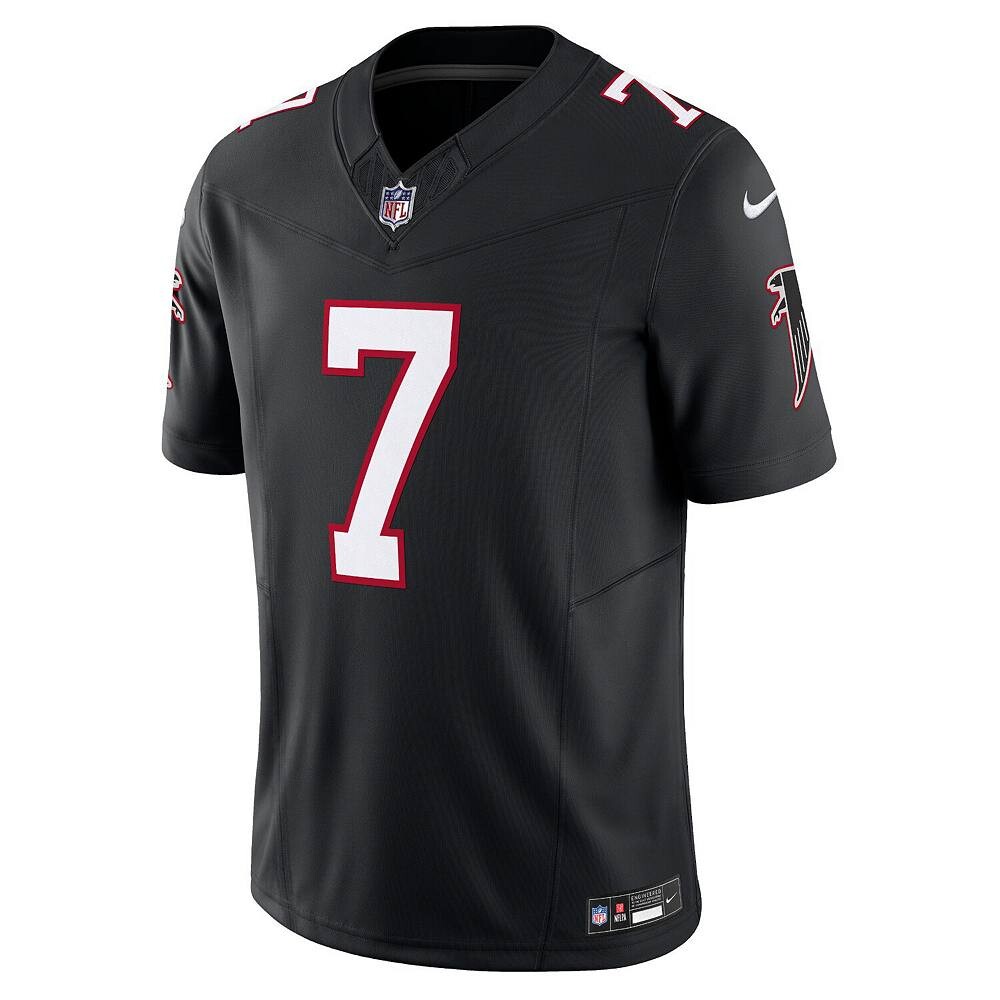 Мужские кроссовки Nike Bijan Robinson Black Atlanta Falcons Alternate Vapor F. Ограниченный Джерси, цвет Fal Black — фото 3
