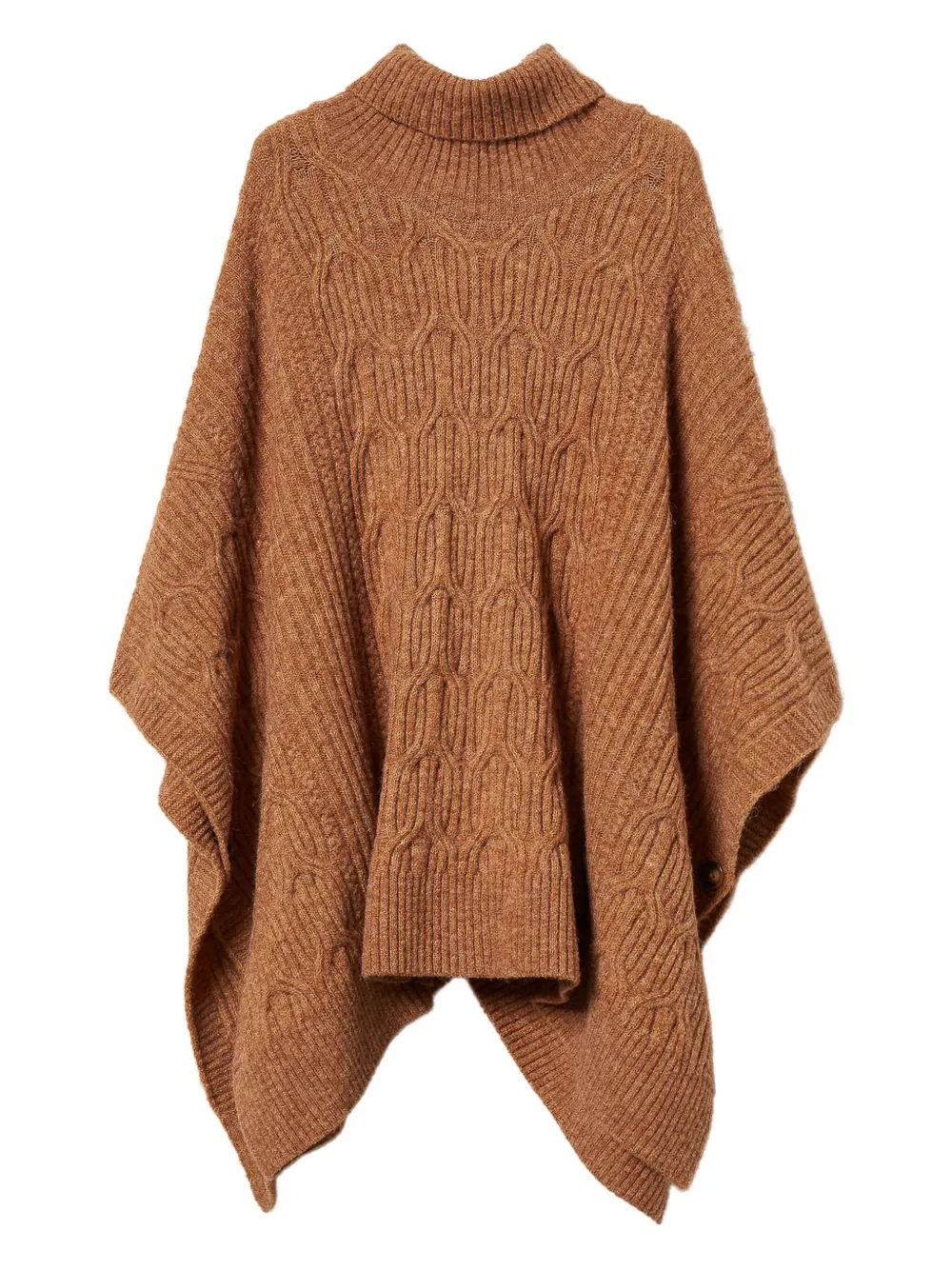 

Трикотажный кейп TWINSET, коричневый