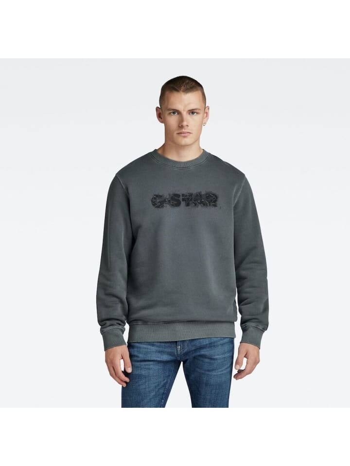 

Толстовка G-Star Raw Sweatshirt, цвет dk black gd
