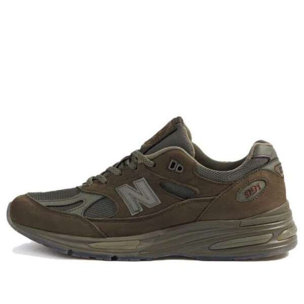 

Кроссовки x stone island 991 v2 'military green' New Balance, зеленый