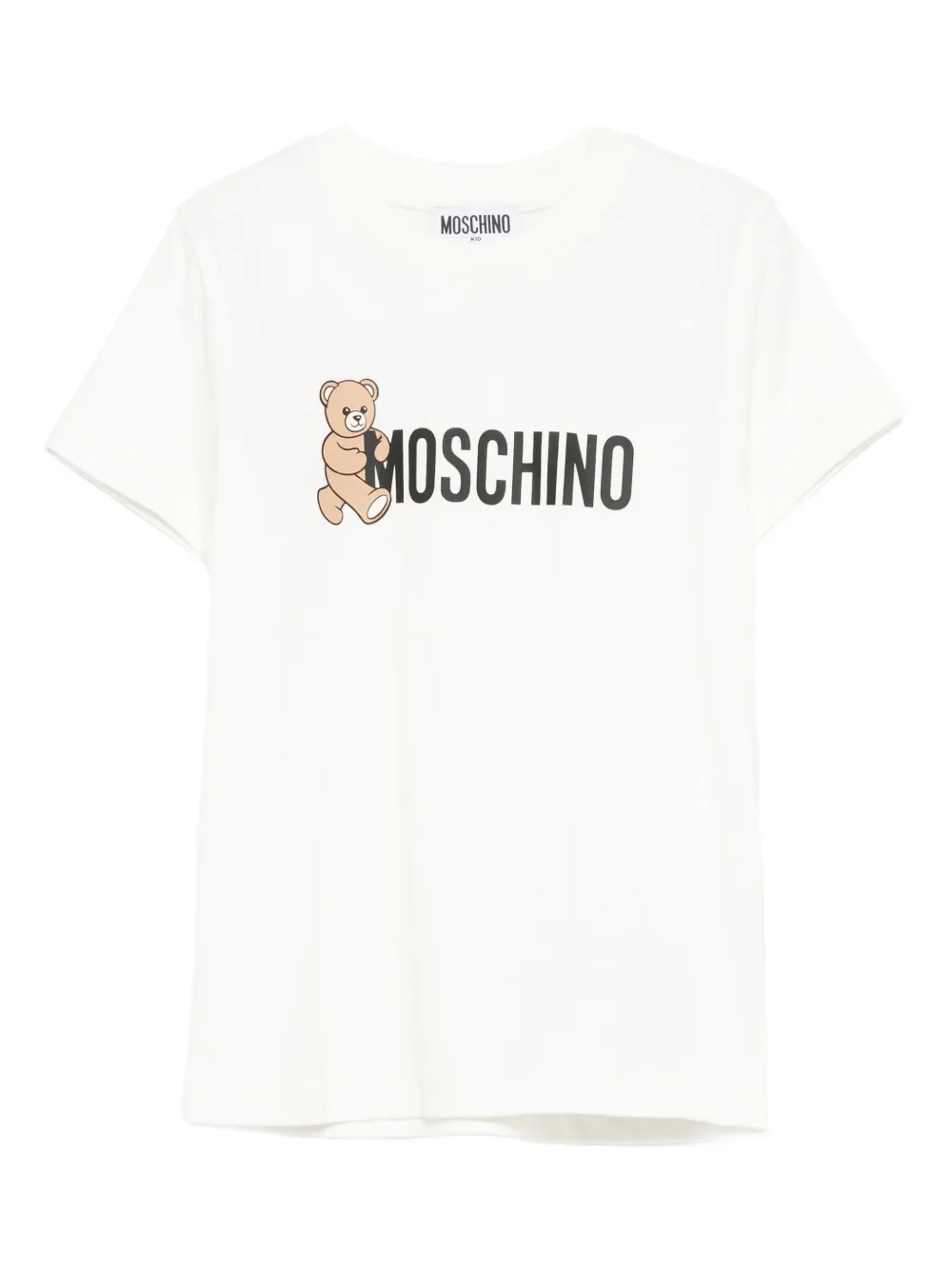 

Футболка с принтом Teddy Moschino Kids, белый