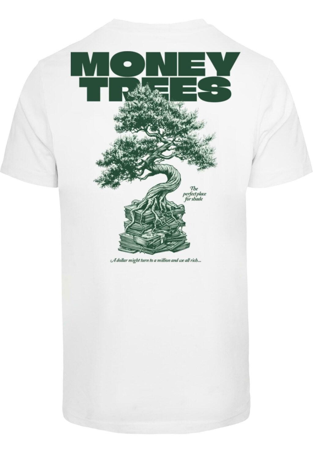 

Футболка с принтом MONEY TREES Mister Tee, белый