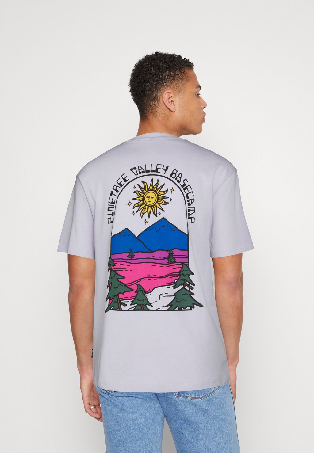 

Футболка с принтом ONSOTTO BASE CAMP TEE Only & Sons, светло-серый