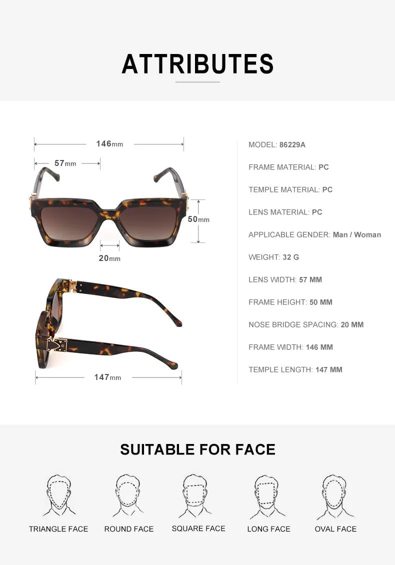 

Солнцезащитные очки в компактной оправе для мужчин и женщин | Европейский и американский стиль, универсальные очки унисекс для повседневного использования Gksbnck, C8