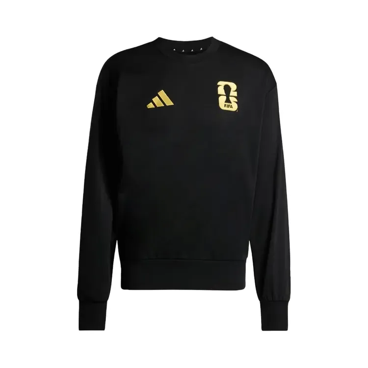 Официальная толстовка Adidas с эмблемой Чемпионата мира по футболу FIFA 26, черная