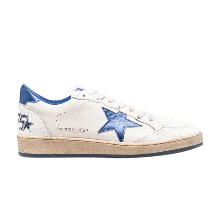 Кроссовки Golden Goose Wmns Ball Star White Blue, белый