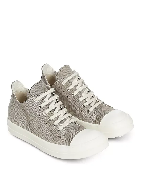 Мужские низкие кроссовки Drkshdw Rick Owens, Dust/Milk — фото 2