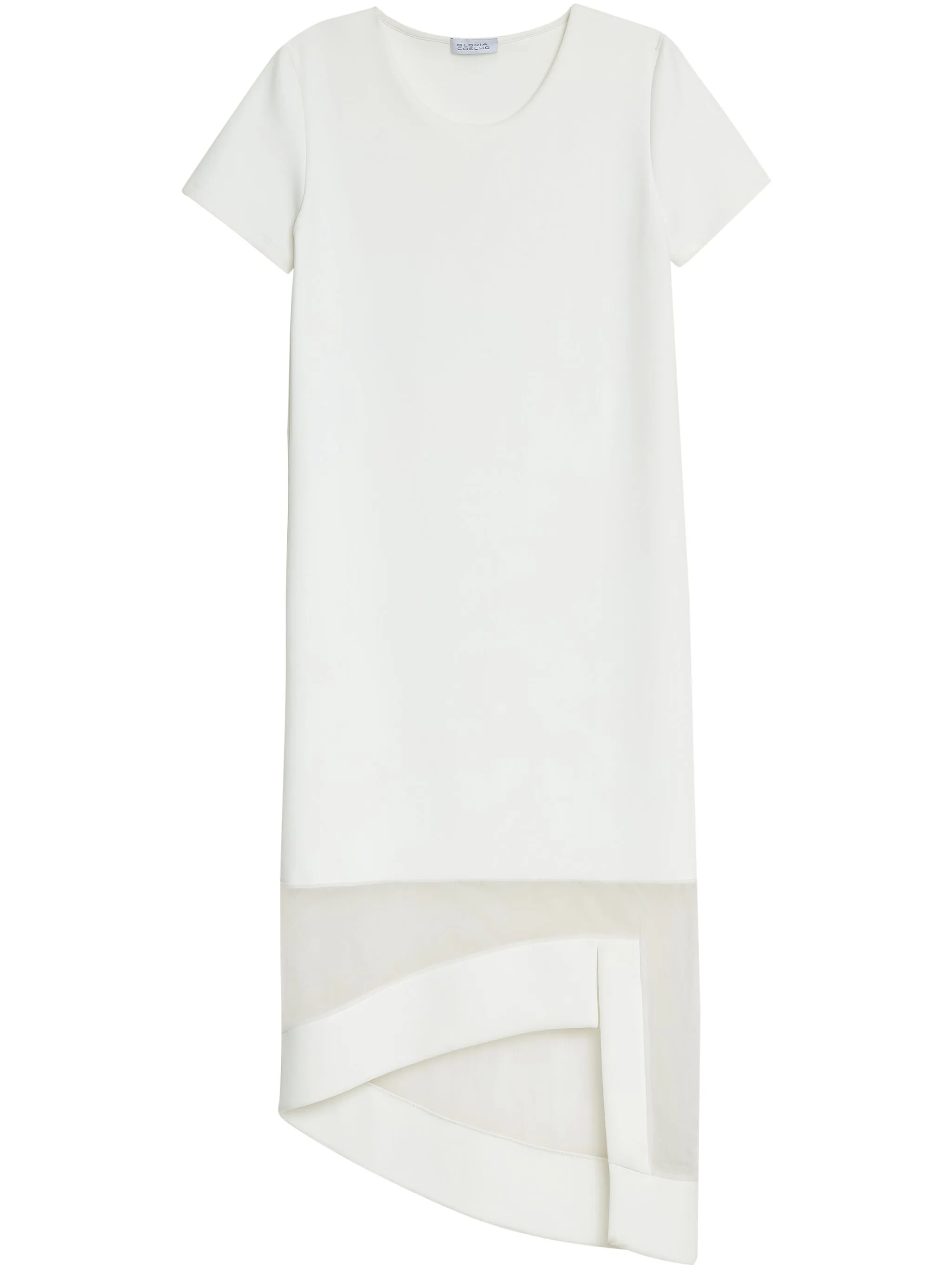 

Платье асимметричного кроя Gloria Coelho, белый