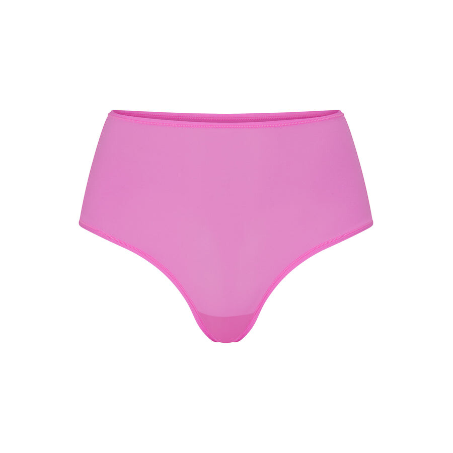 

Стринги с высокой талией SKIMS Fits Everybody, цвет Neon Orchid