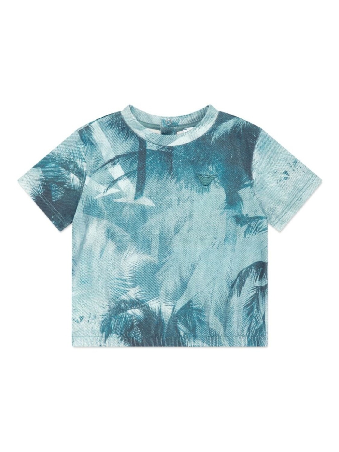 

Emporio Armani Kids футболка с принтом, синий