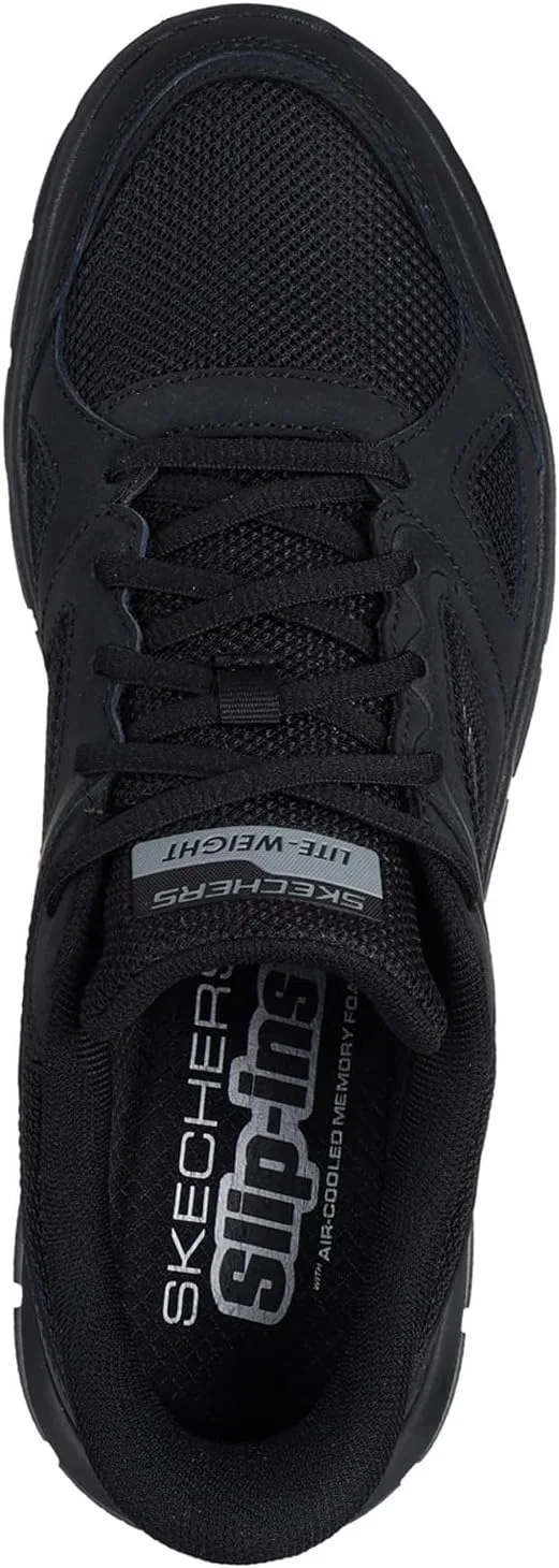 Мужские спортивные кроссовки Skechers Track Broader, Black — фото 4