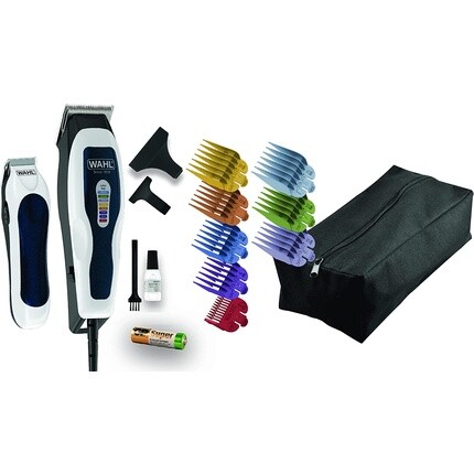 

Машинка для стрижки волос WAHL Color Pro Combo с системой цветового кодирования и аксессуарами — одинарная