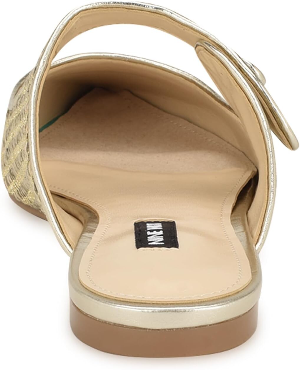 Туфли на плоской подошве Nine West Barbra, цвет Light Natural Multi — фото 4