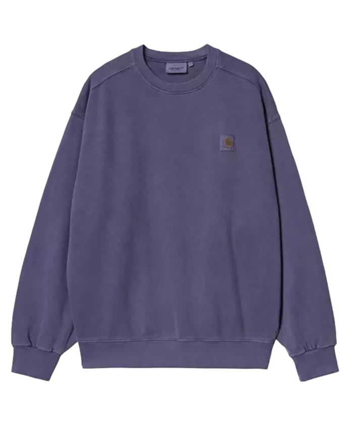 

Свитер из плотного хлопка с начесом Carhartt Wip, синий
