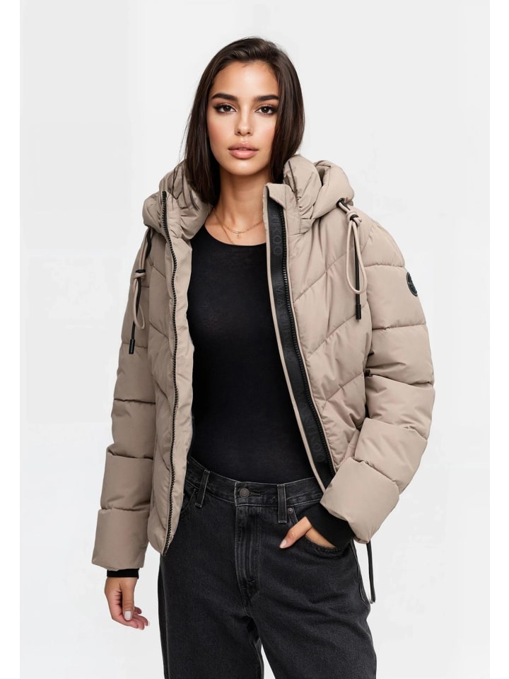 

Зимняя куртка N091 в цвете Taupe Grey Marikoo