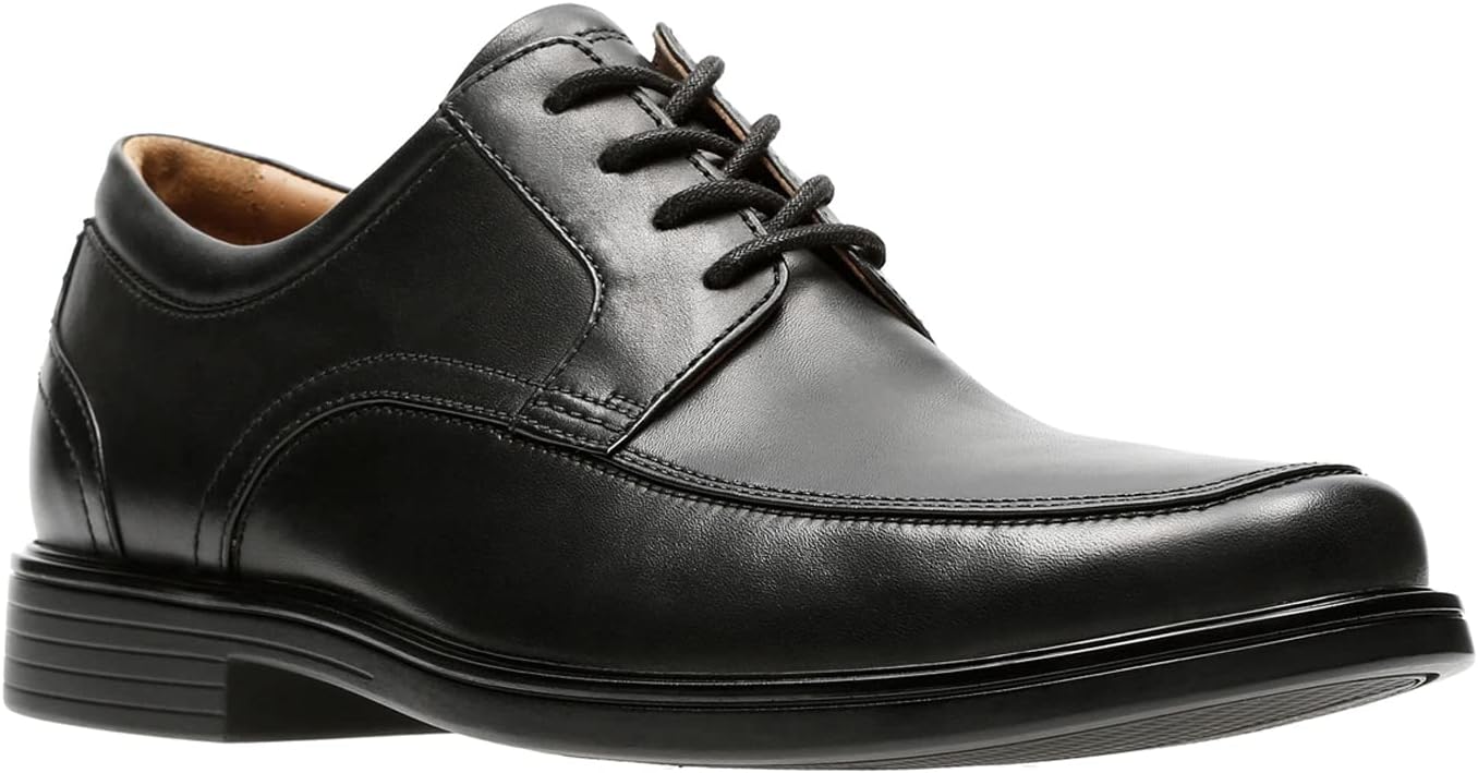 Мужские туфли Clarks Mens Un Aldric Park, черный/черный — фото 3