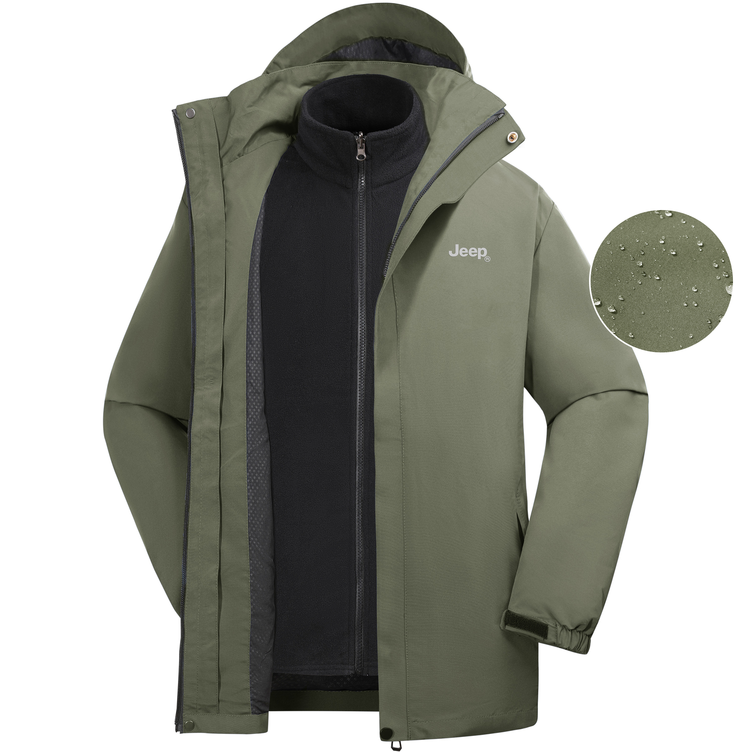 

Jeep Ветровка Unisex, Army Green