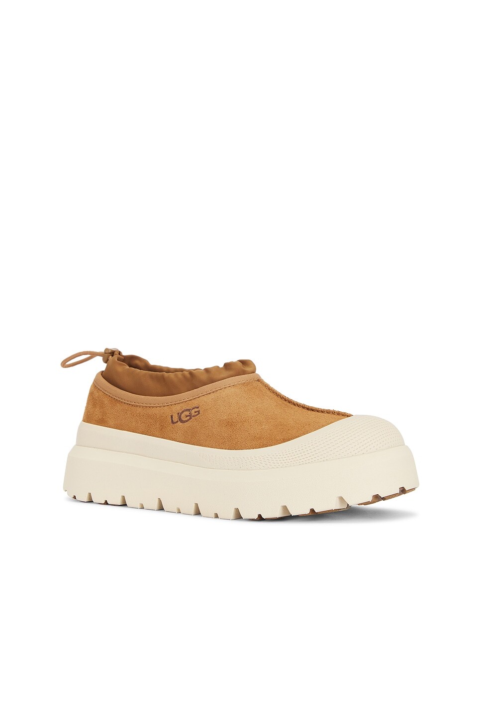 Мужские ботинки Ugg M Tasman Weather Hybrid низкие комбинированные, каштаново-белый — фото 2