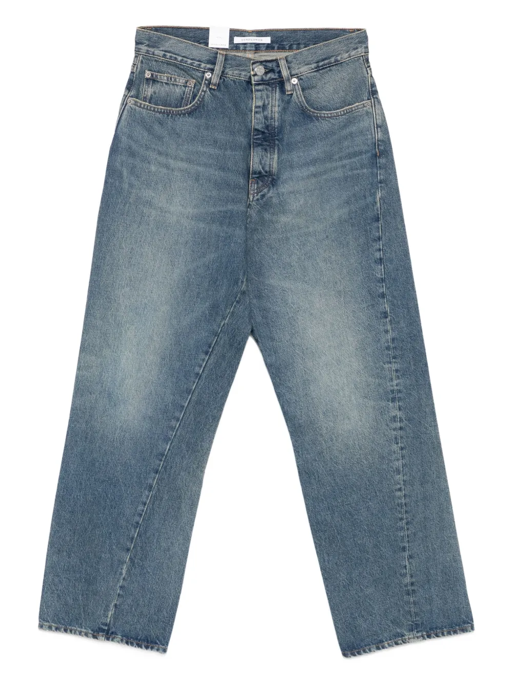 

Джинсы с широкими скрученными штанинами Sunflower, синий