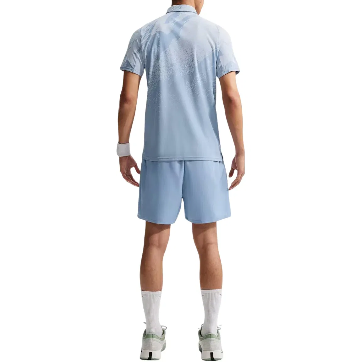 Поло Nike Court Slam Dri-FIT ADV 'Work Blue Hydrogen Blue Black' IB1029-486, синий — фото 3