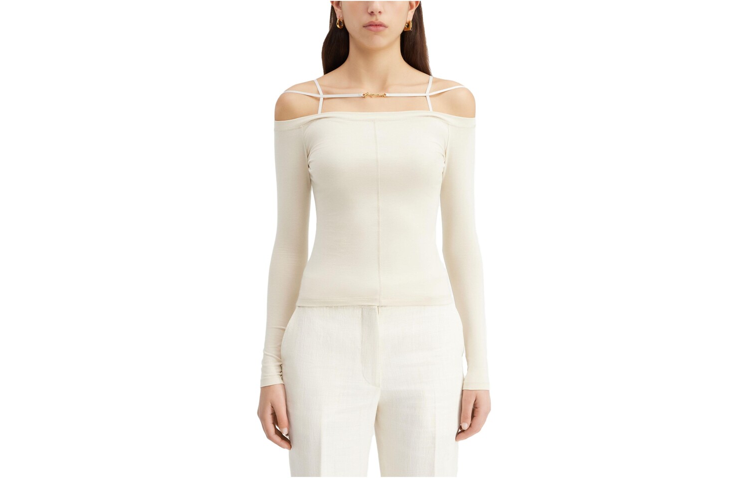 

Футболка женская белая Jacquemus