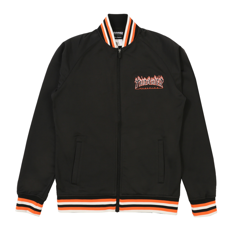 

Thrasher Куртка свободного кроя, японская версия, унисекс, черная
