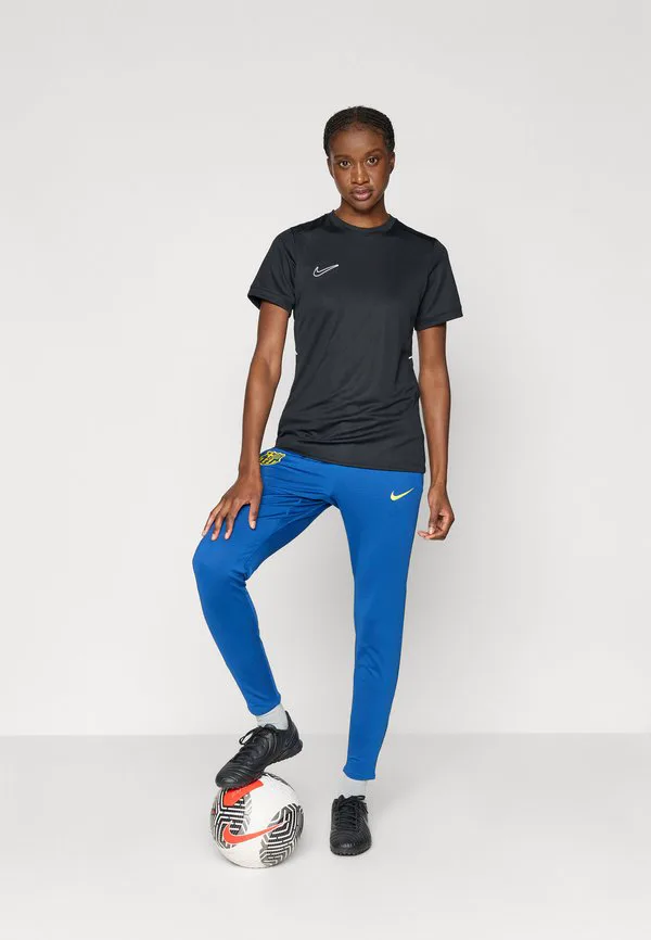 Клубная одежда fcb в штанах Nike Performance, Gym Blue/Opti Yellow — фото 2