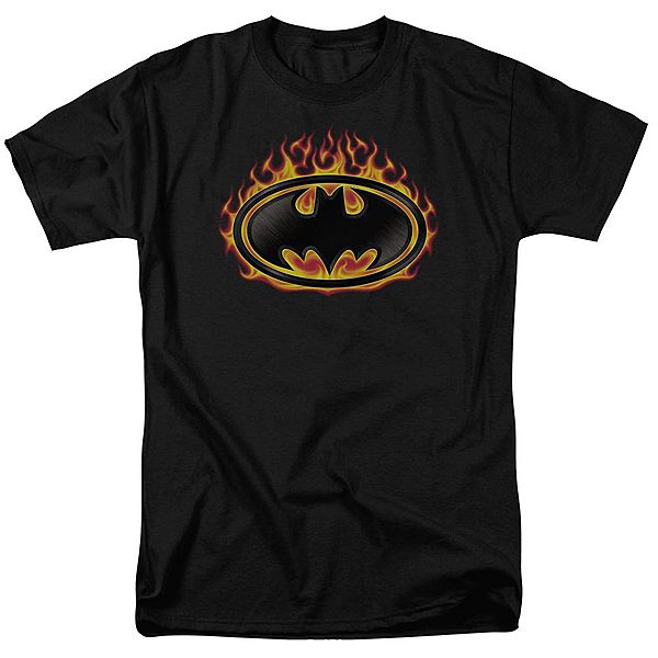 

Футболка с принтом Batman bat flames shield Licensed Character