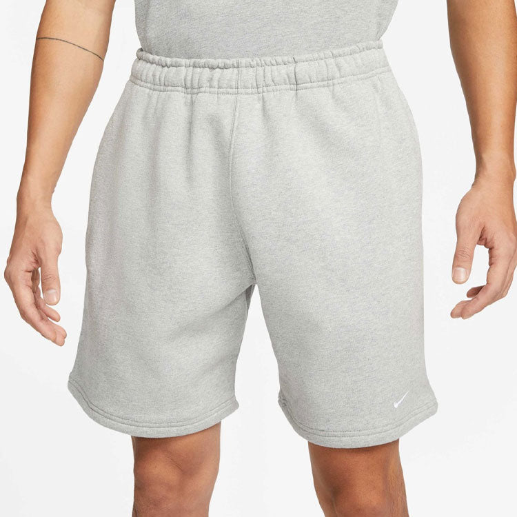 Шорты Nike Solid Color Logo Straight Loose Casual Shorts Unisex Gray DV3056-063, разноцветный — фото 4