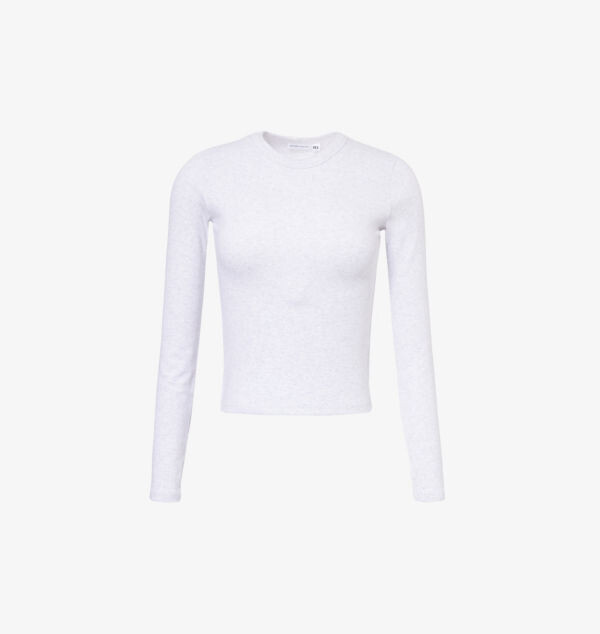 

Топ Peep slim fit из эластичного хлопка Sisters & Seekers, серый