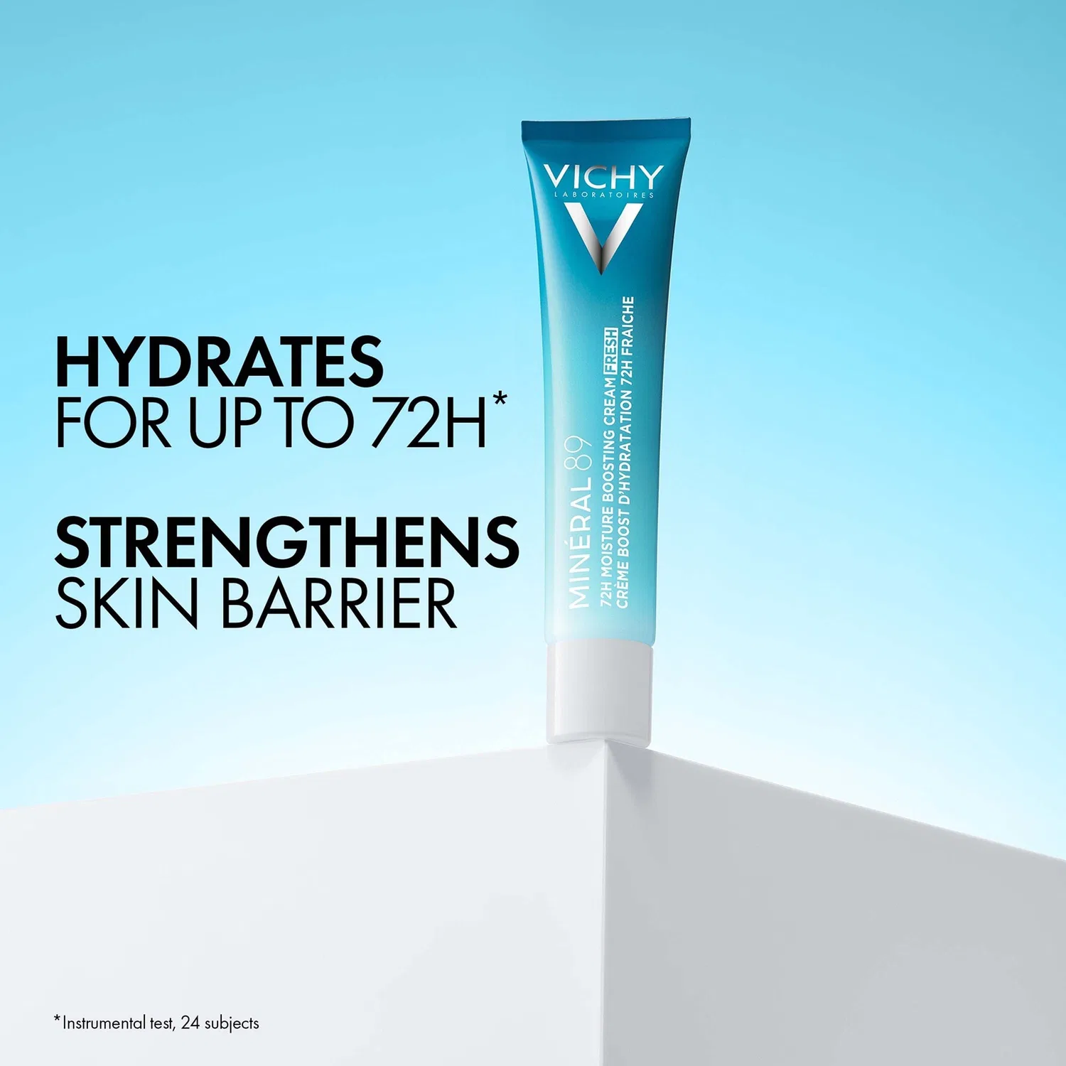 Сыворотка Vichy — Увлажняющий Minéral 89 с гиалуроновой кислотой, обеспечивающий -часовое увлажнение, 40 мл — фото 2