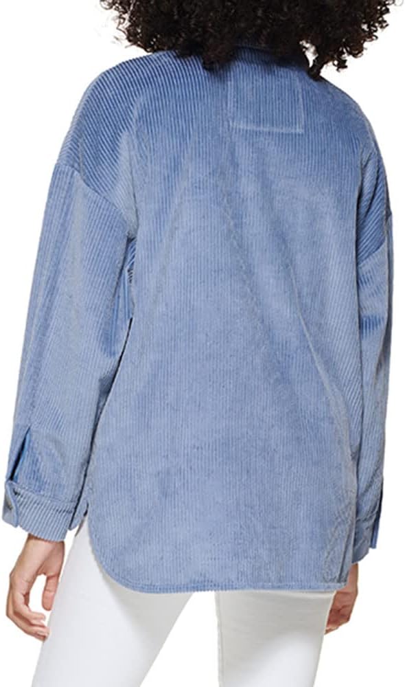 Женская куртка-рубашка Levi's Bull из хлопкового твила (стандартные и большие размеры), Country Blue — фото 4