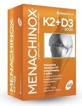 

Xenico Pharma, Менахинокс К2+Д3 2000 60 капс.