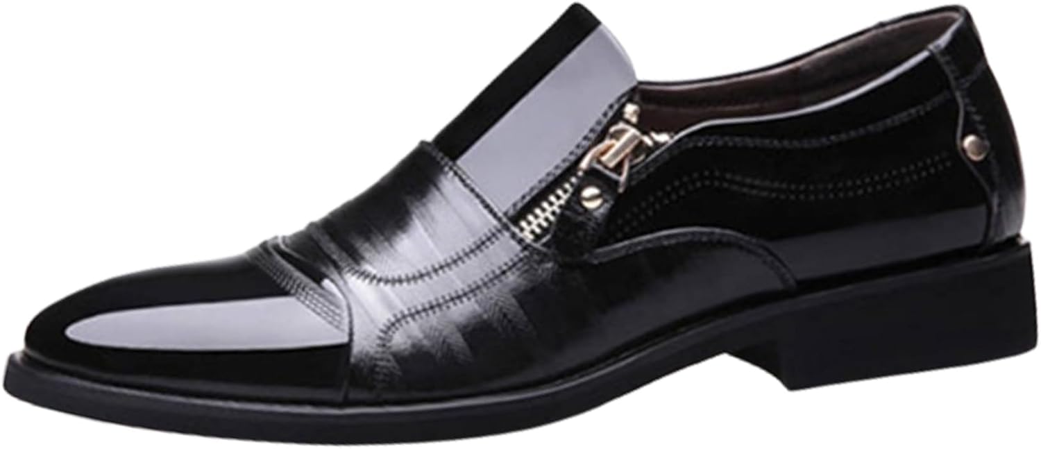 

Мокасины ADMLZQQ для мужчин, повседневные блестящие мужские мокасины, классические туфли, удобные туфли без шнурков для мужчин, черный