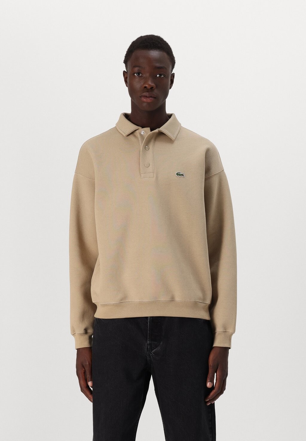 

Топ с длинными рукавами Lacoste, бежевый
