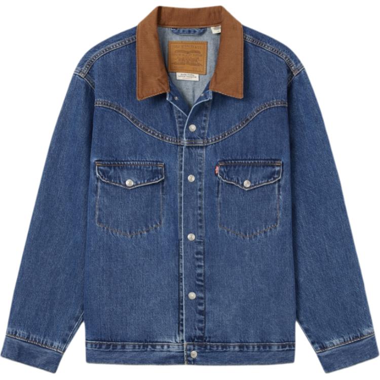 

Levis Джинсовая куртка с воротником из вельвета Levi's, Buddha Head Cyan