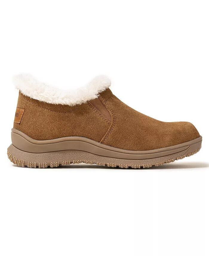 Женские замшевые ботильоны Eagan на подкладке из искусственного меха Minnetonka, коричневый — фото 3