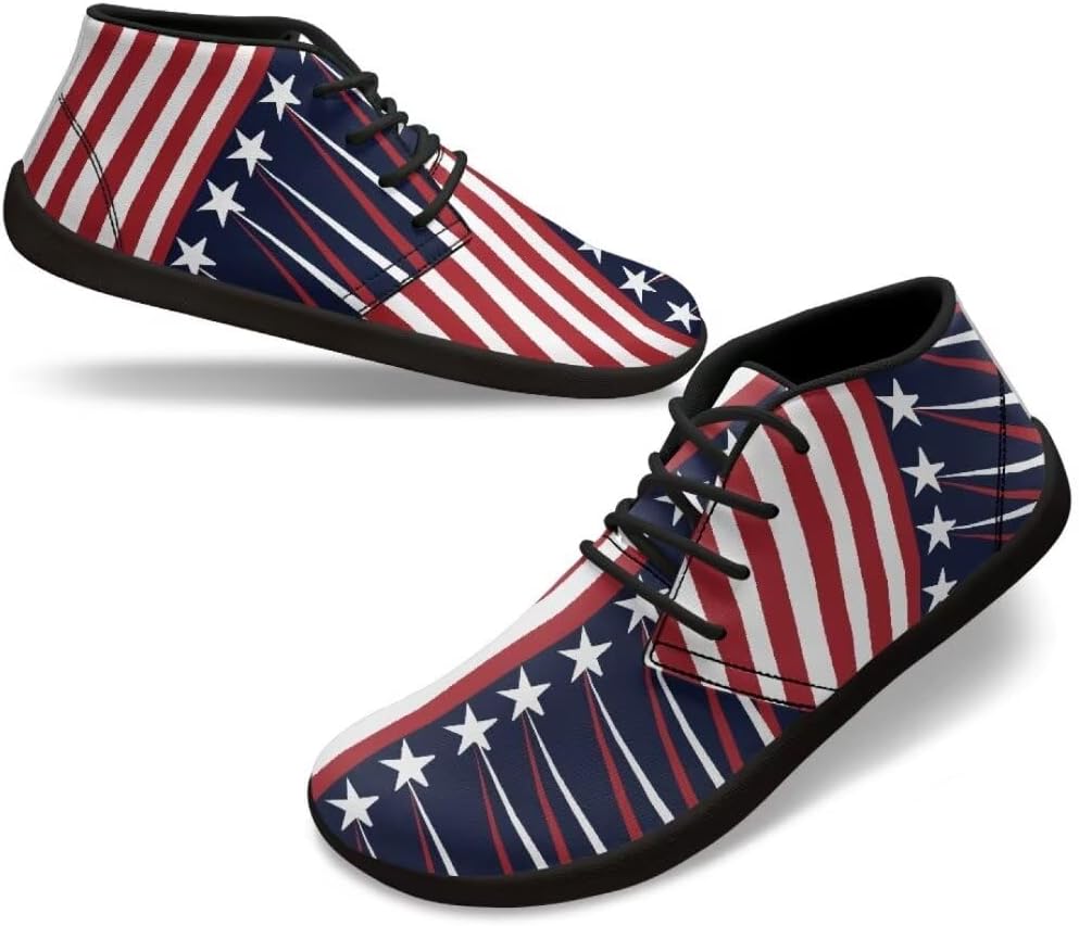 

Женские и мужские минималистичные кроссовки для бега, здоровые и противоскользящие кроссовки, оптимальное расслабление, мягкая подкладка Fuialdolg, Usa Flag Print